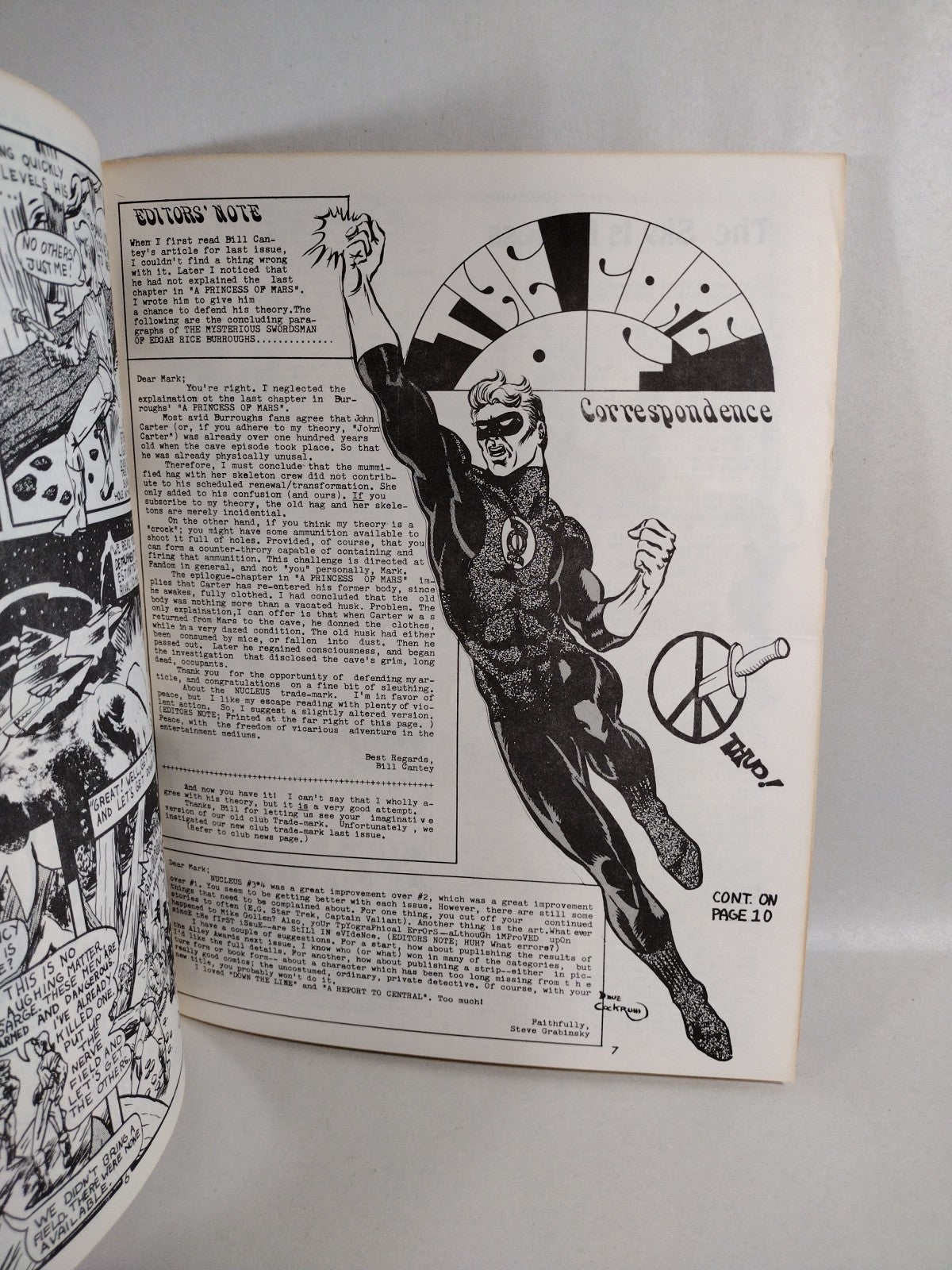 NUCLEUS Fanzine #5 (1970) Mark Wheatley 12 Pg Self Publication Good Condition 