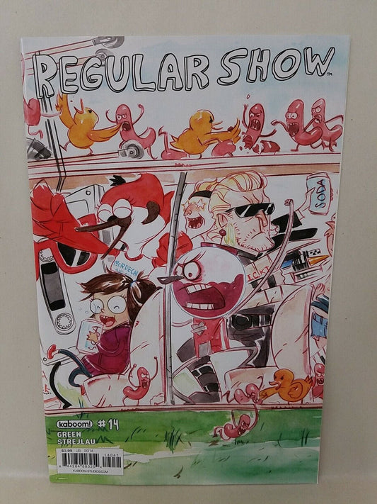 Regular Show #14 (2014) Dustin Nguyen Retailer Variant NM Cartoon Network Comic