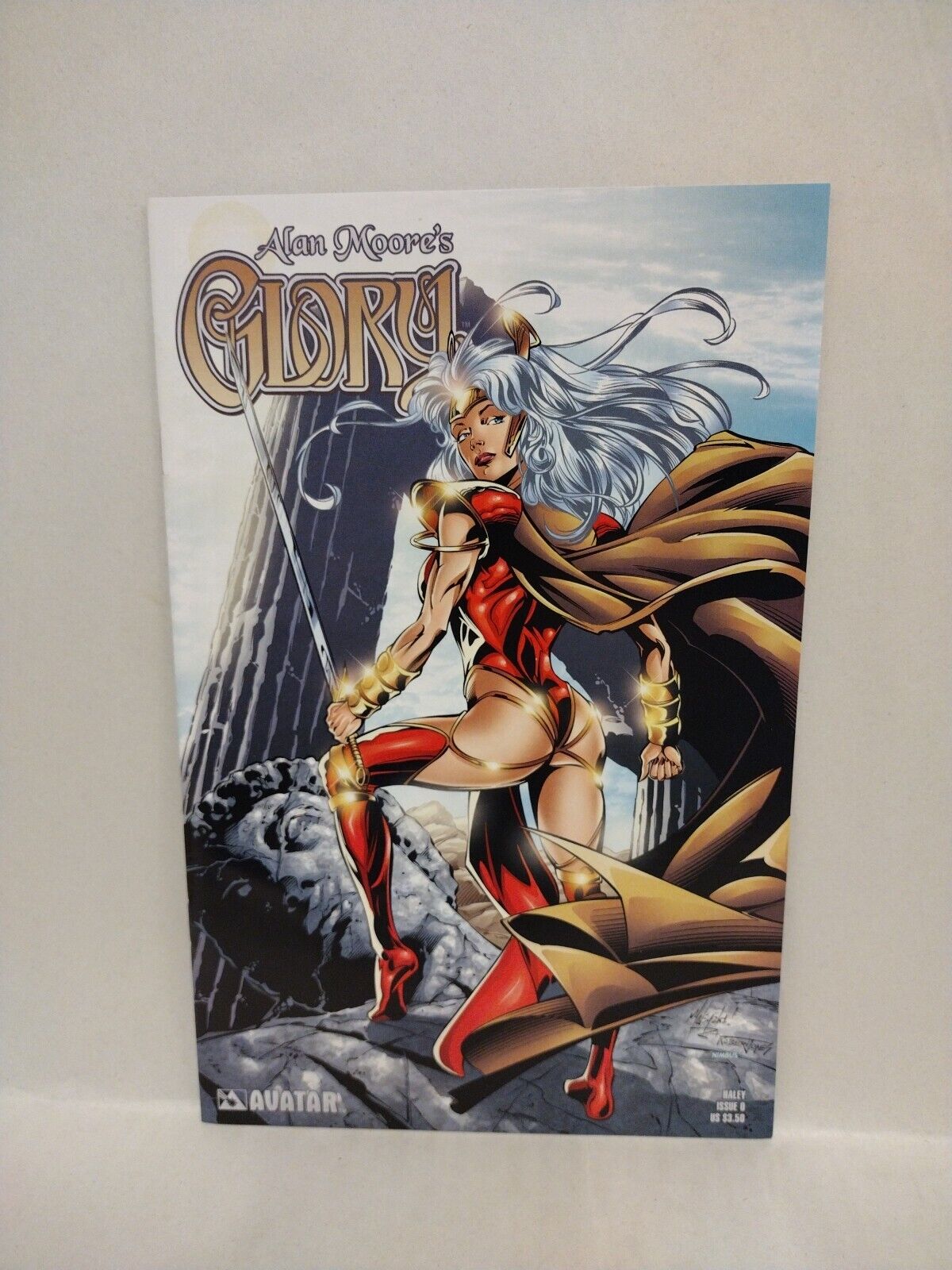 Alan Moore's Glory (2001) Avatar Press Comic Lot Set #0 1 Matt Haley Variant Cvr