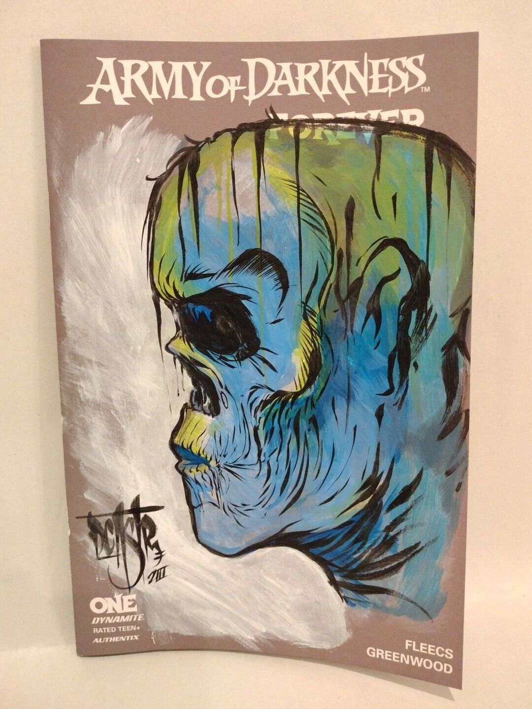 ARMY OF DARKNESS FOREVER #1 Sketch Cover Comic Variant W Original Dave Castr Art