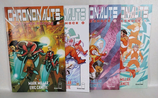 Chrononauts: Future Shock (2019) Complete Image Comic Set 1 2 3 4 Millar Canete