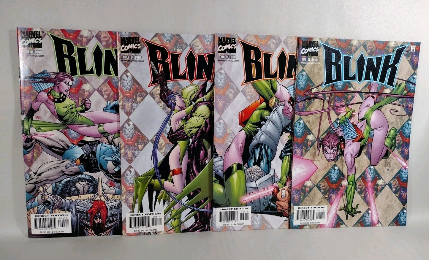 BLINK (2001) Complete Marvel Comic Series #1-4 Age of Apocalypse 1st Nocturne