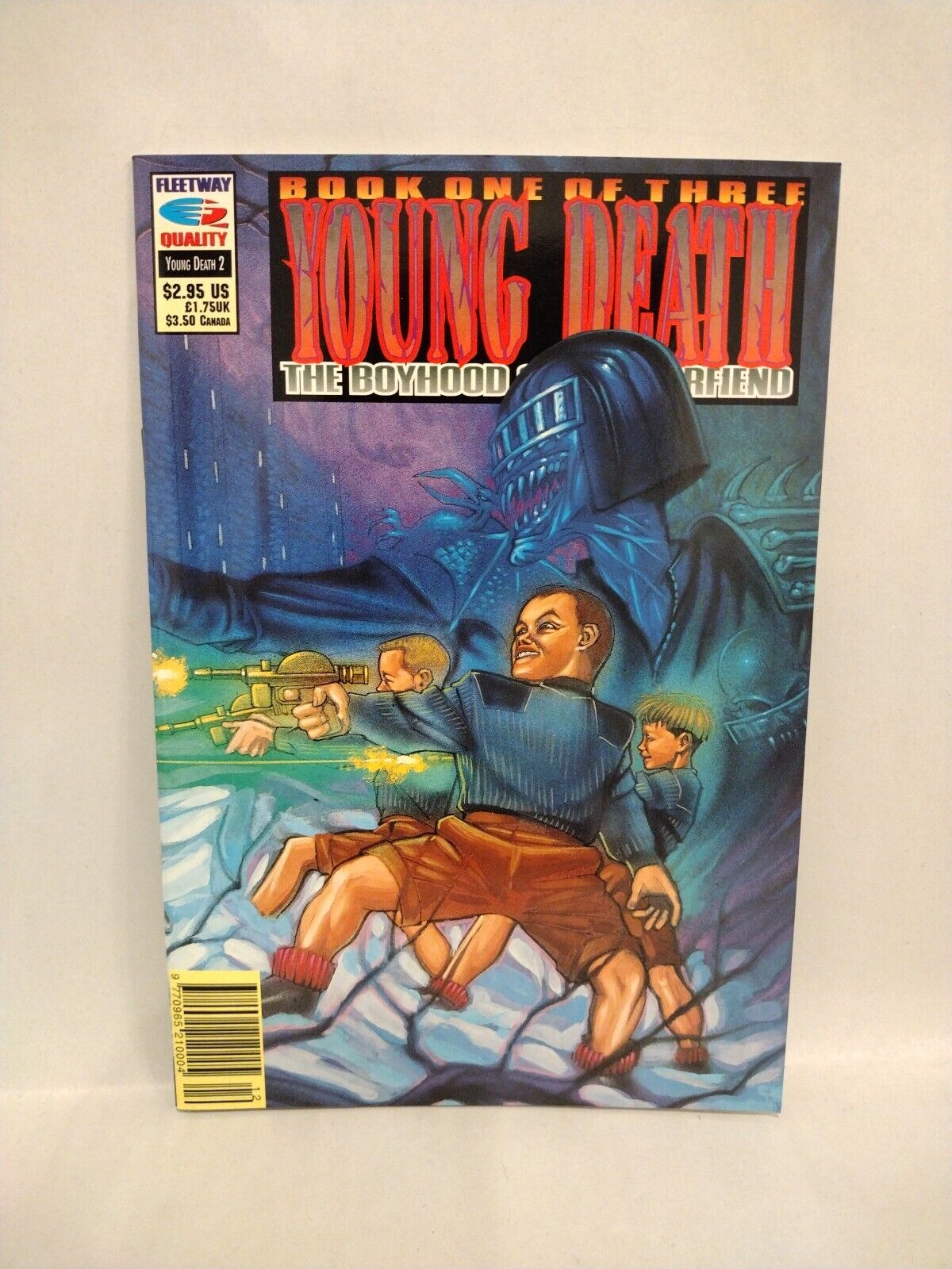 Young Judge Death: Boyhood Of A Super Fiend Complete Fleetway Comic Set #1 2 3 