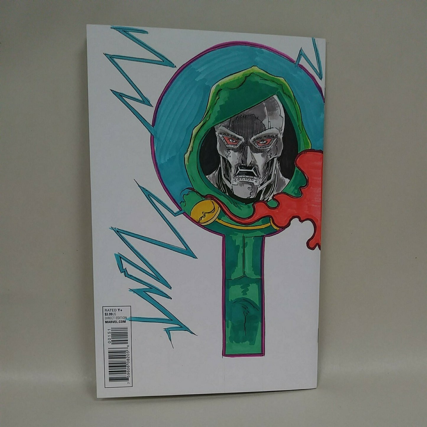 Inhumans Attilan Rising #1 (2015) Sketch Cover Var Comic W Original DCastr Art