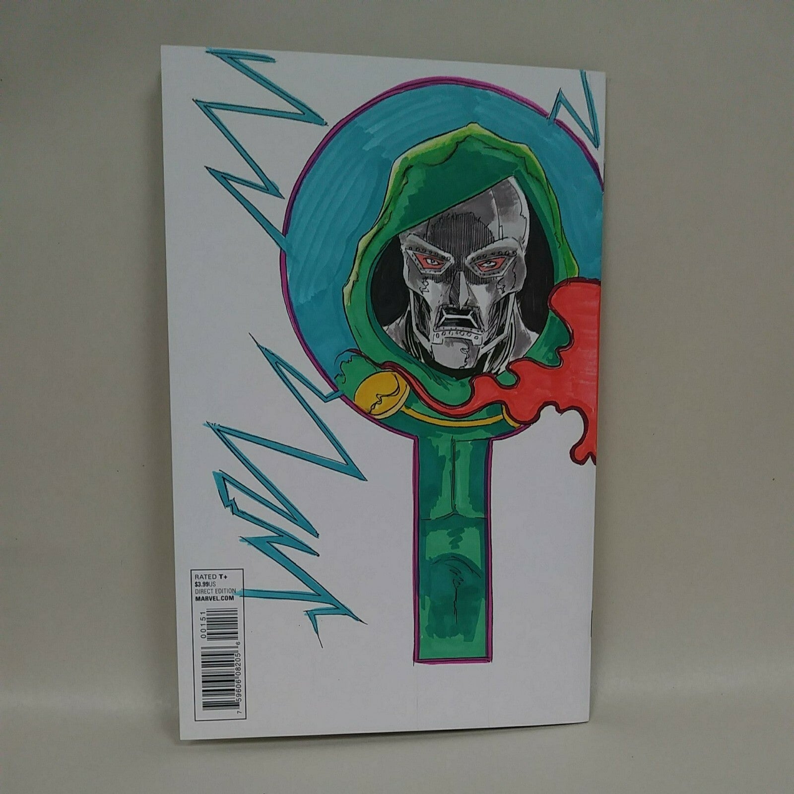 Inhumans Attilan Rising #1 (2015) Sketch Cover Var Comic W Original DCastr Art