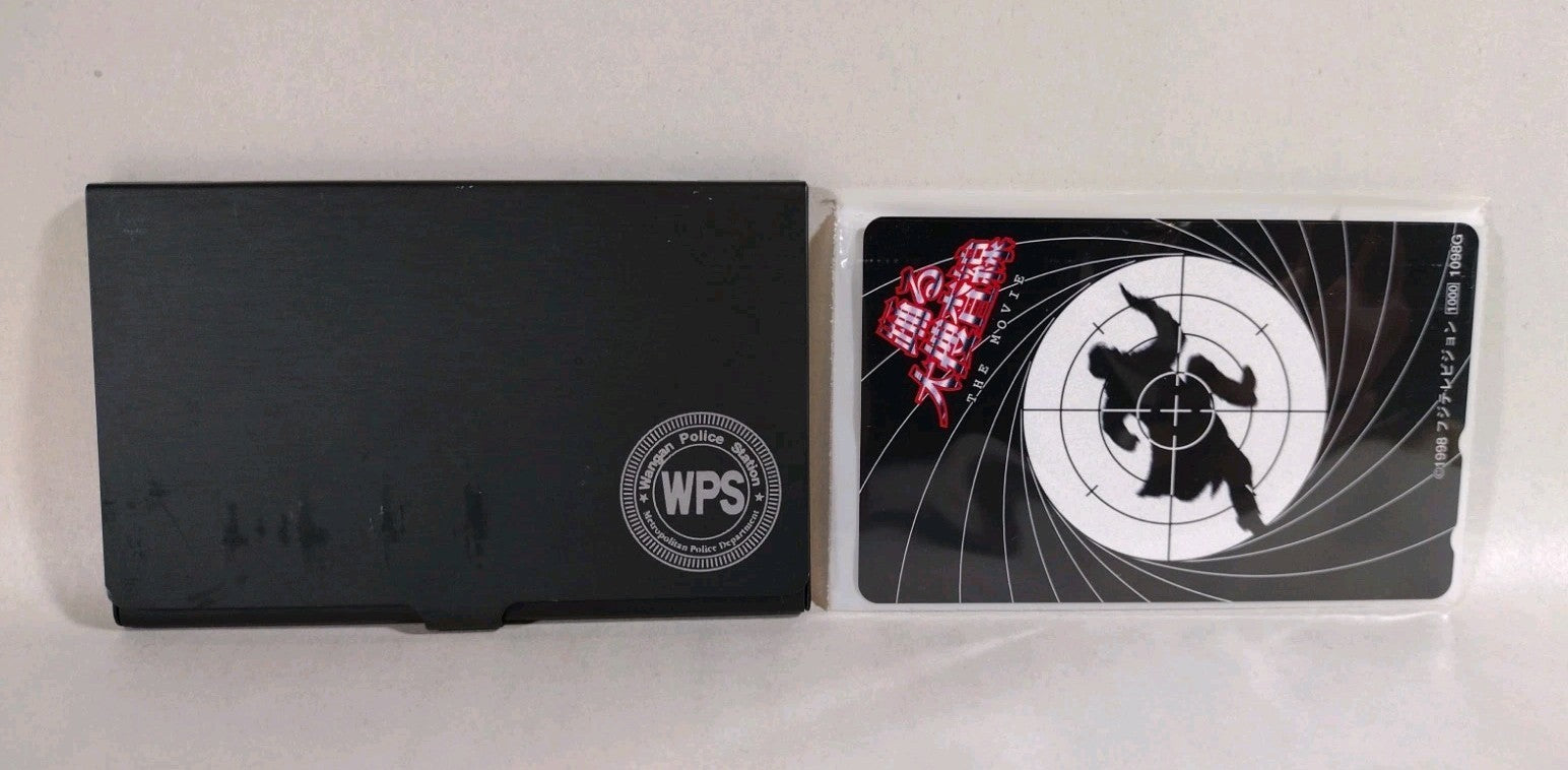 Bayside Shakedown (1998) Phone Card & Metal Case Anime Movie Promotion