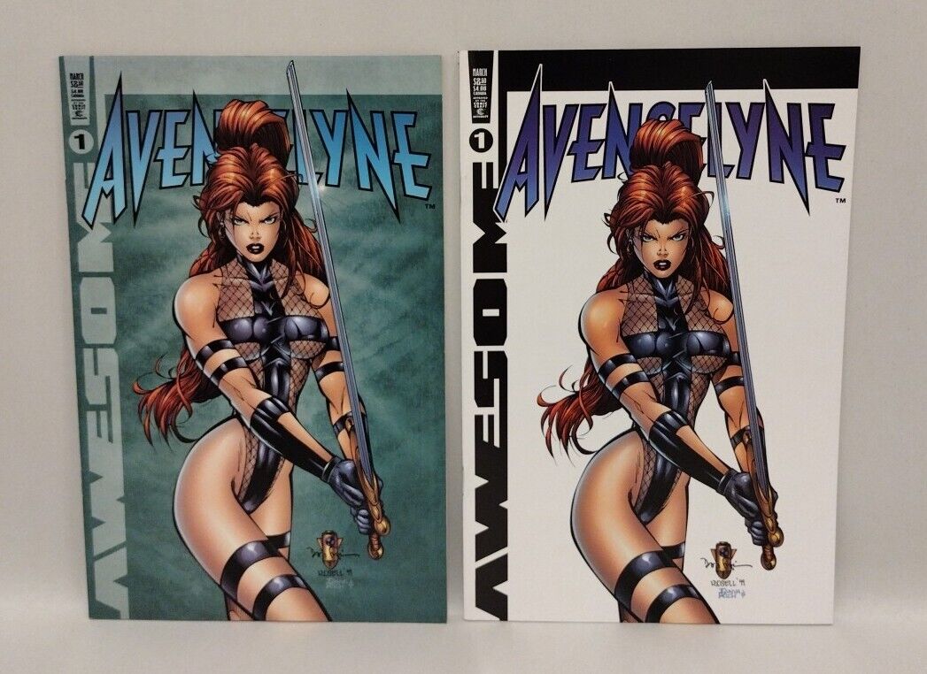 Avengelyne #1 (1999) Awesome Dan Fraga Variant Comic Set