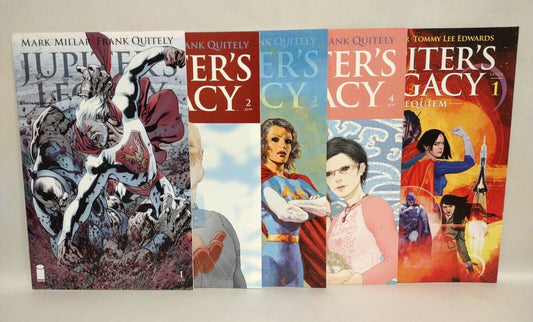 Jupiter's Legacy (2013) Image Comic #1 2 3 4 +Requiem #1 Netflix Millar Quitely