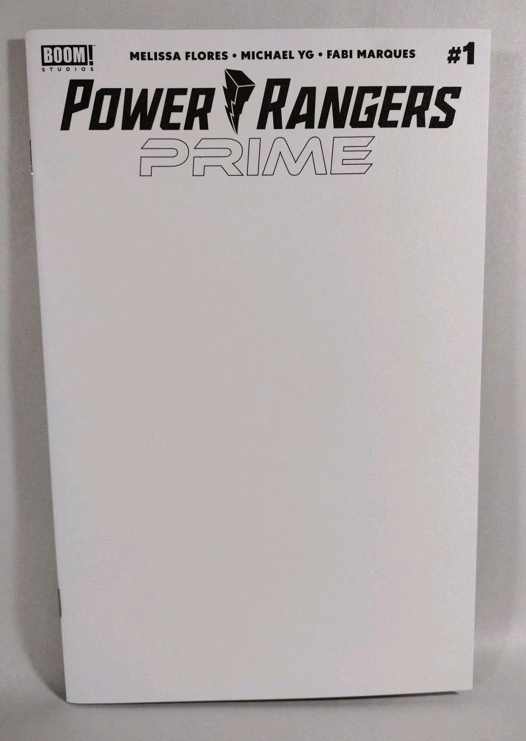 Power Rangers Prime #1 Boom Comic Blank Sketch Variant Cover New NM