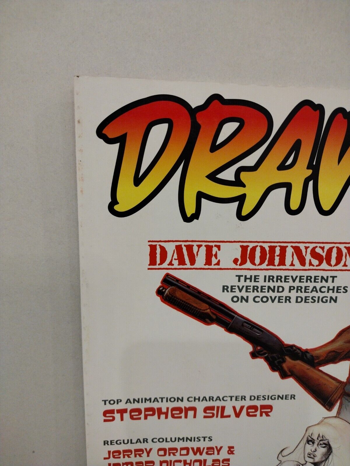 DRAW! Magazine #27 (2014) Two Morrows Dave Johnson Feature Punisher Cover New