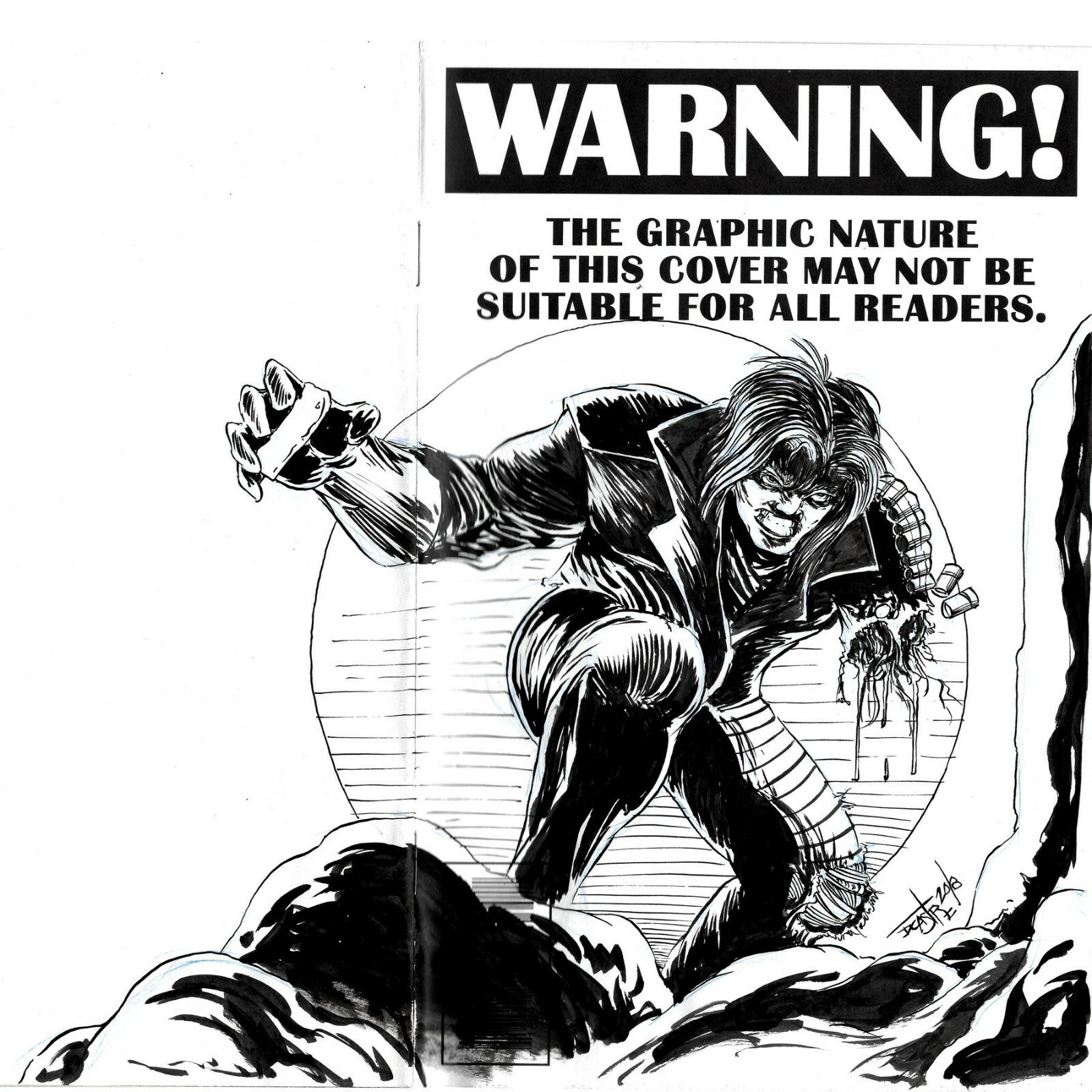 Eternal Warrior 35 (1995) Valiant Sketch Cvr Variant Comic W Original Art DCastr