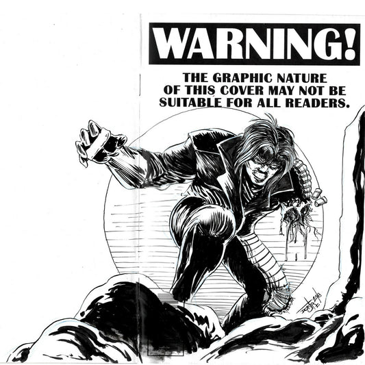 Eternal Warrior 35 (1995) Valiant Sketch Cvr Variant Comic W Original Art DCastr