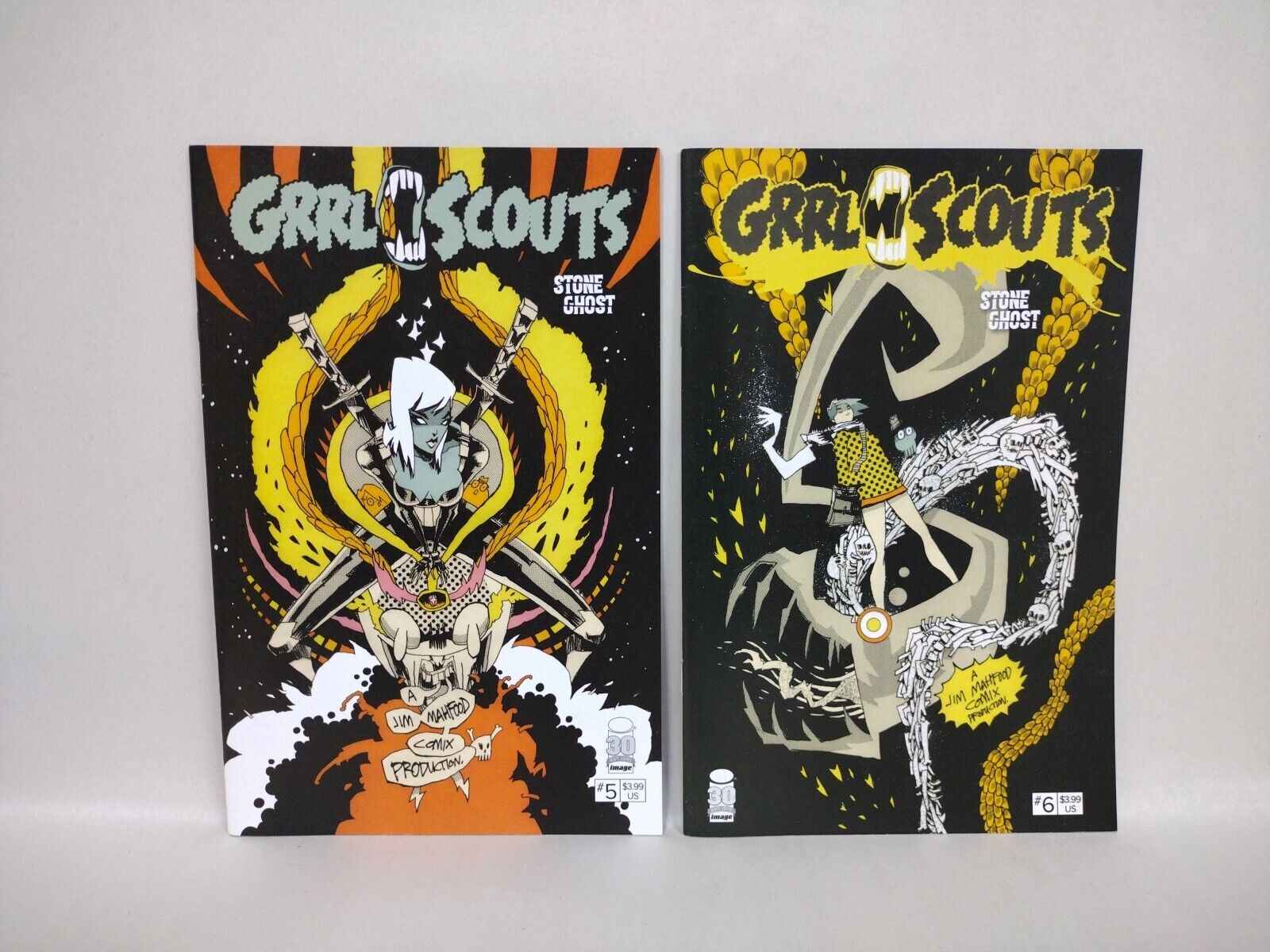 Grrl Scout 14 Comic Lot Set 1-4 Work Sucks 1-4 Magic Socks 1 Stone Ghost 1 4 5 6