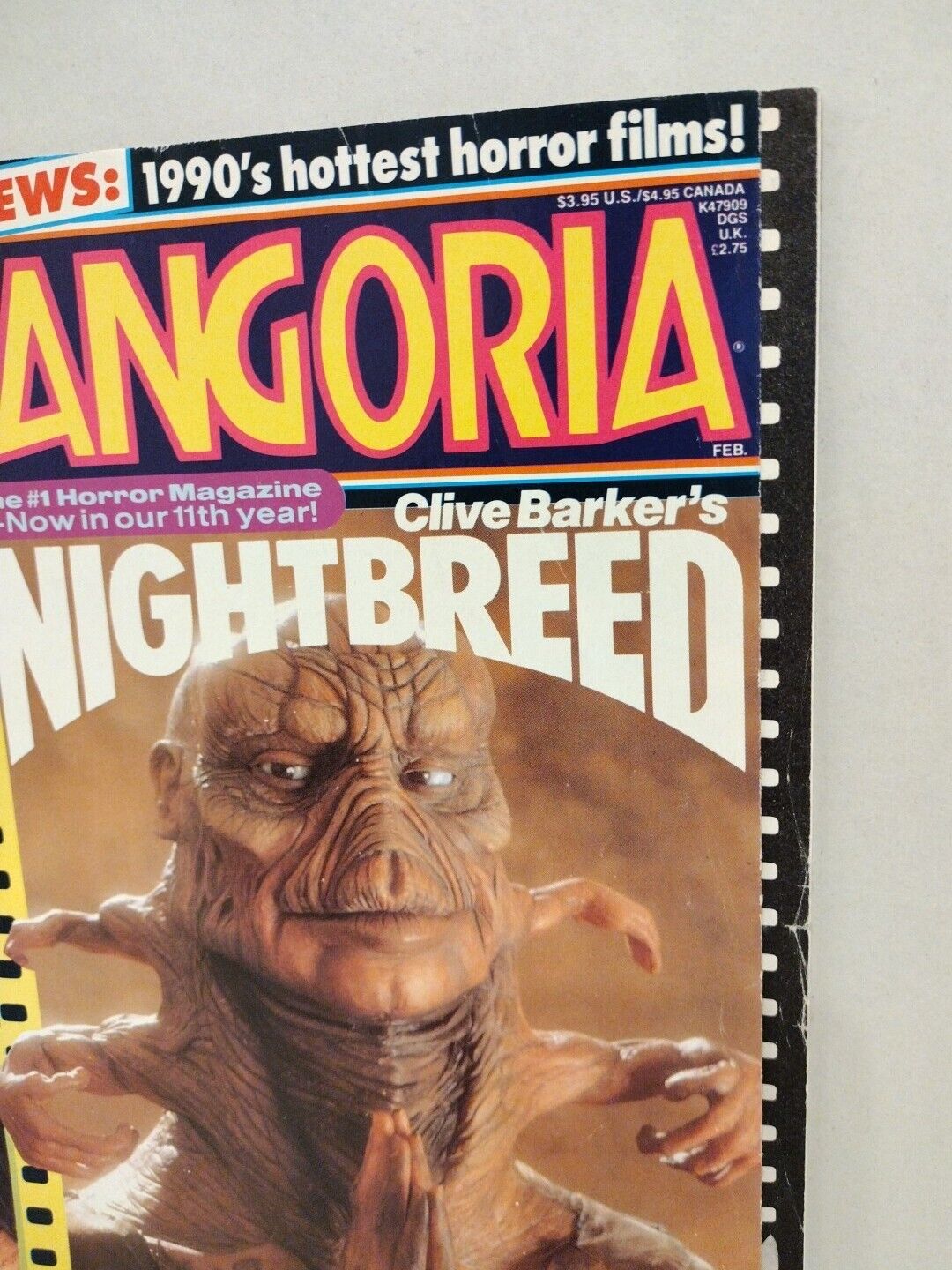 Fangoria Magazine 90 (1990) Freddy's Nightmares Nightbreed TCM 3 Joe R Landsdale