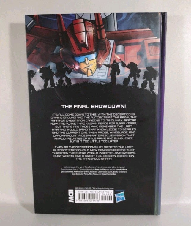 Transformers Vol 6 (2022) War's End IDW Hardcover 1st Print