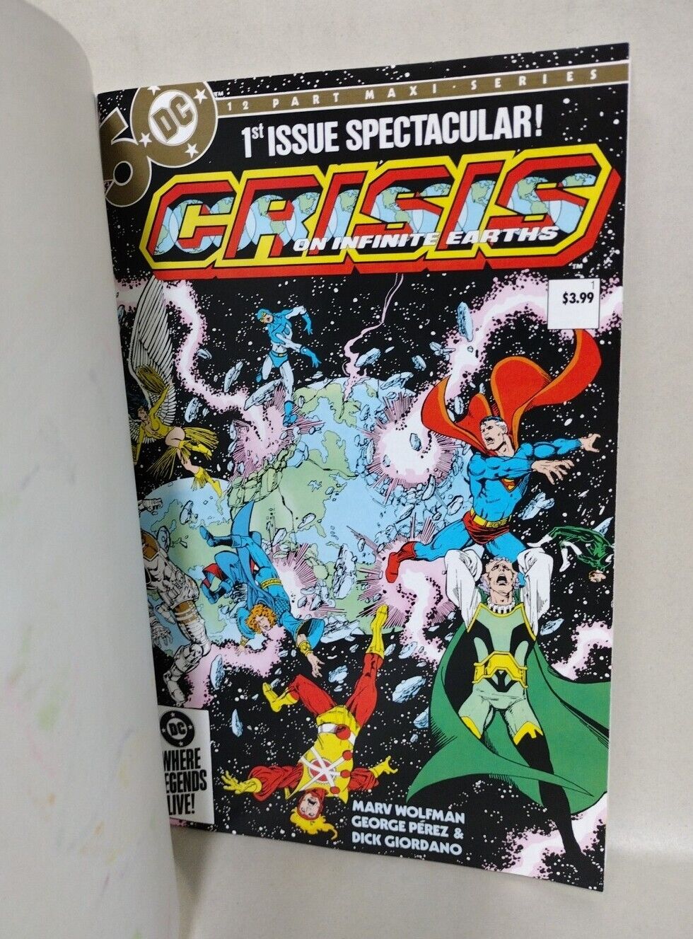 Crisis On Infinite Earths #1 (2024) DC Comic Variant Sketch Cover W Original Art