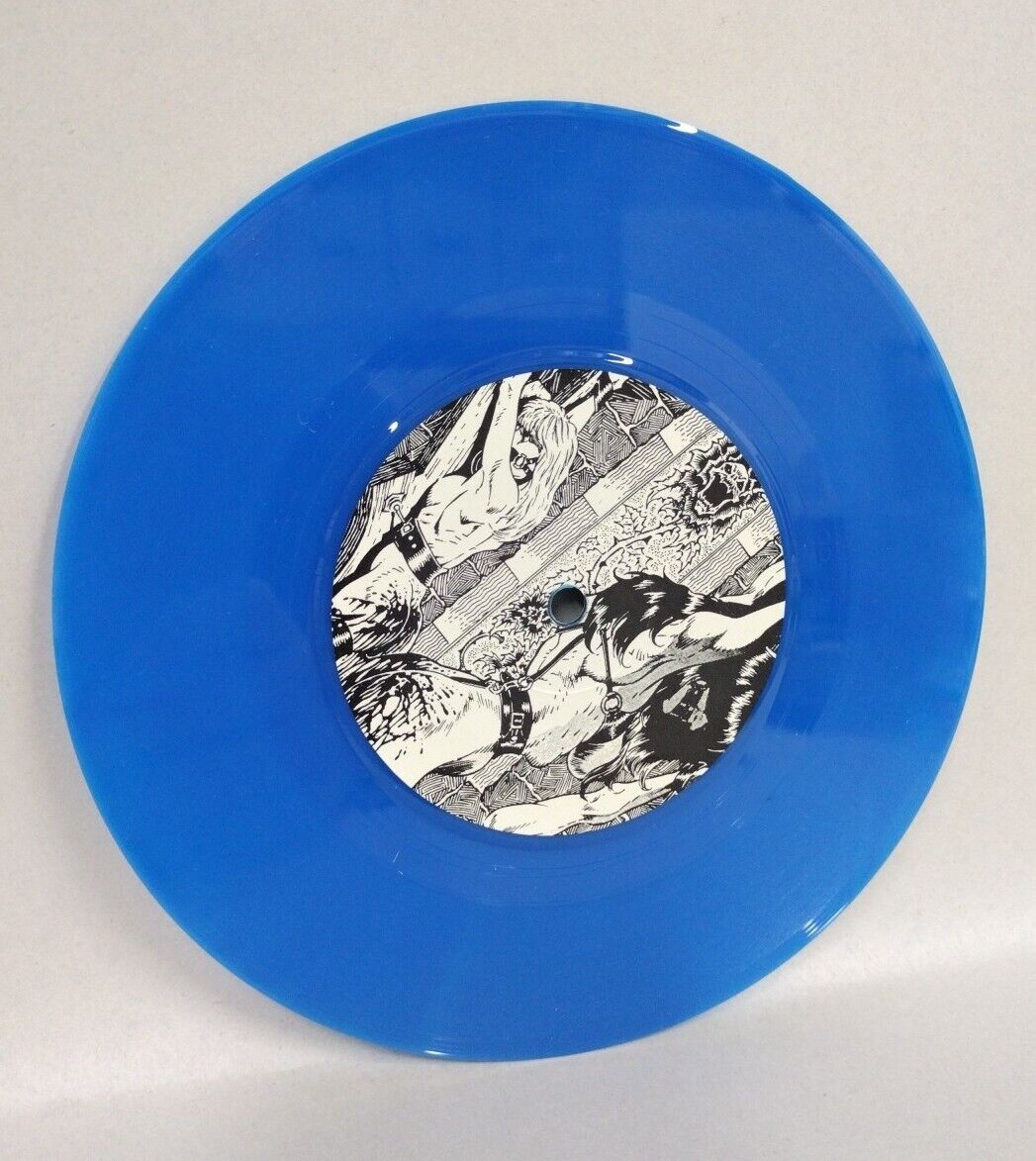 BANISHED 1993 7" Collector Club Vinyl Record w Signed Tim Vigil Art Sleeve Rare