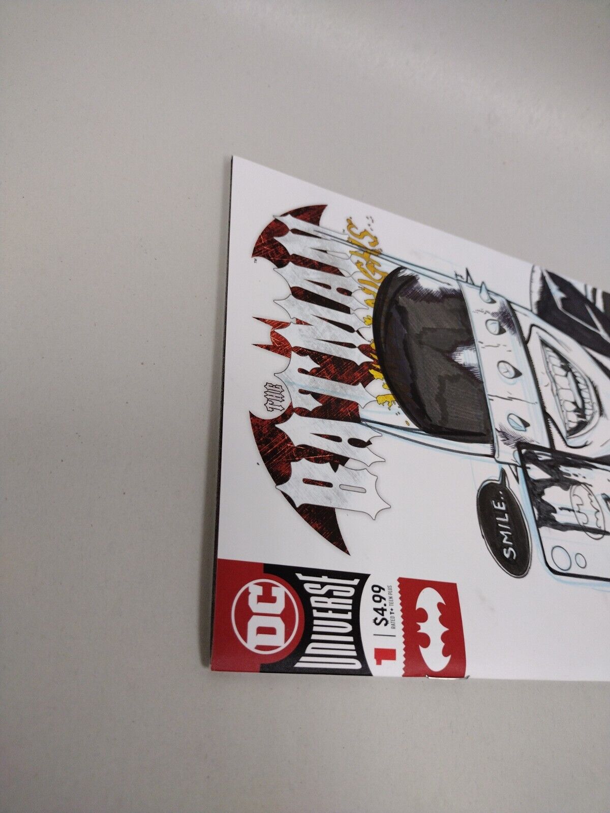 BATMAN WHO LAUGHS #1 (2019) DC Comic Blank Cover Var w Original Woronchak Art 