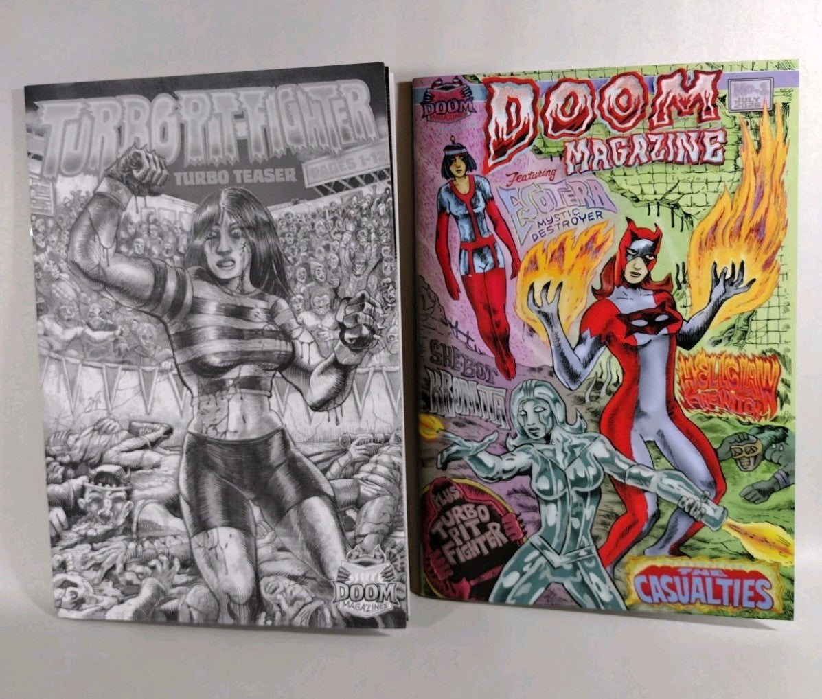 Turbo Pit-Fighter + Doom Magazine #1 (2026) Jake Jacobs Underground Comic