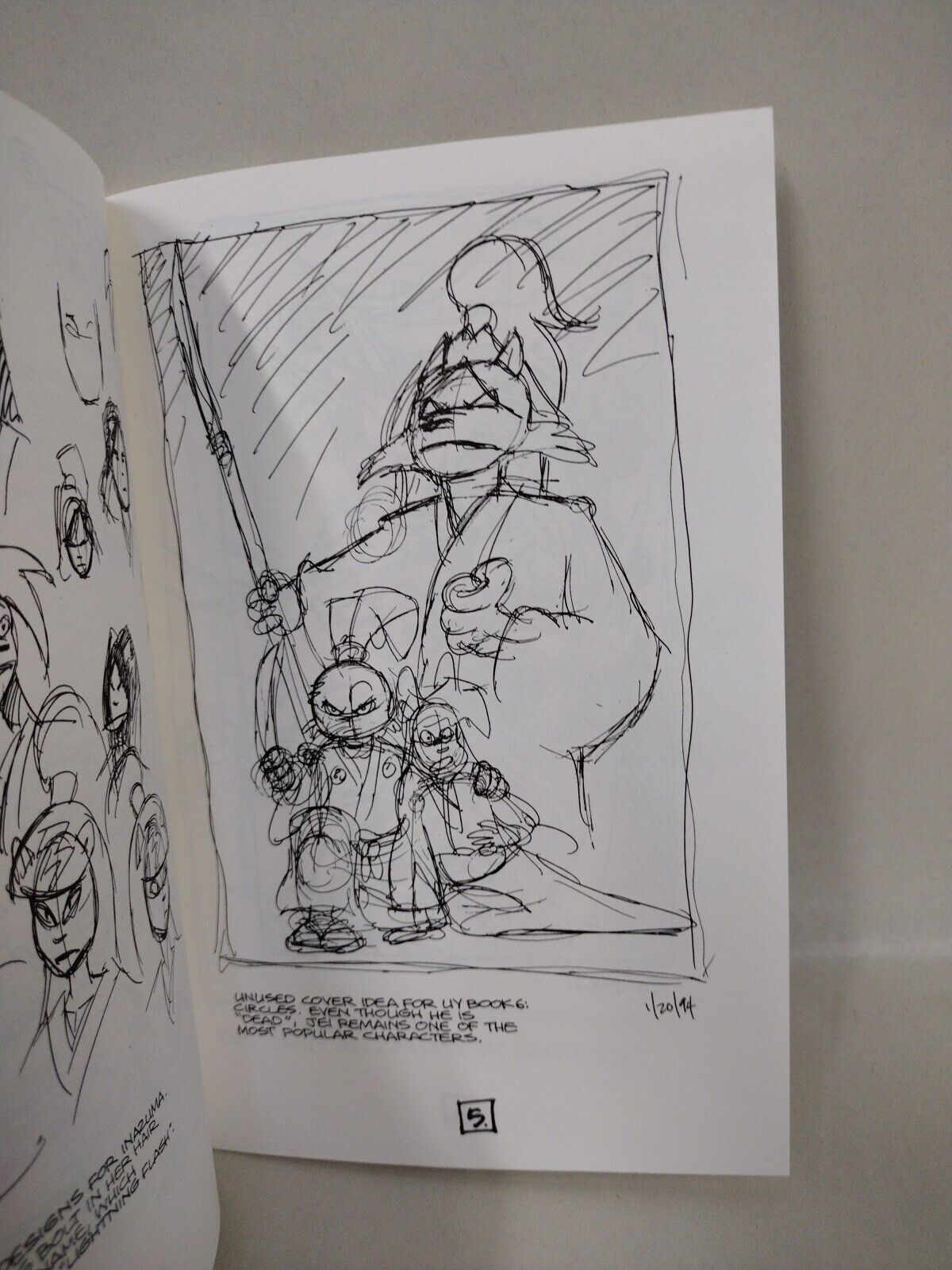 Usagi Yojimbo Sketchbook #2 (2005) Stan Sakai Ashcan Signed & Remarked