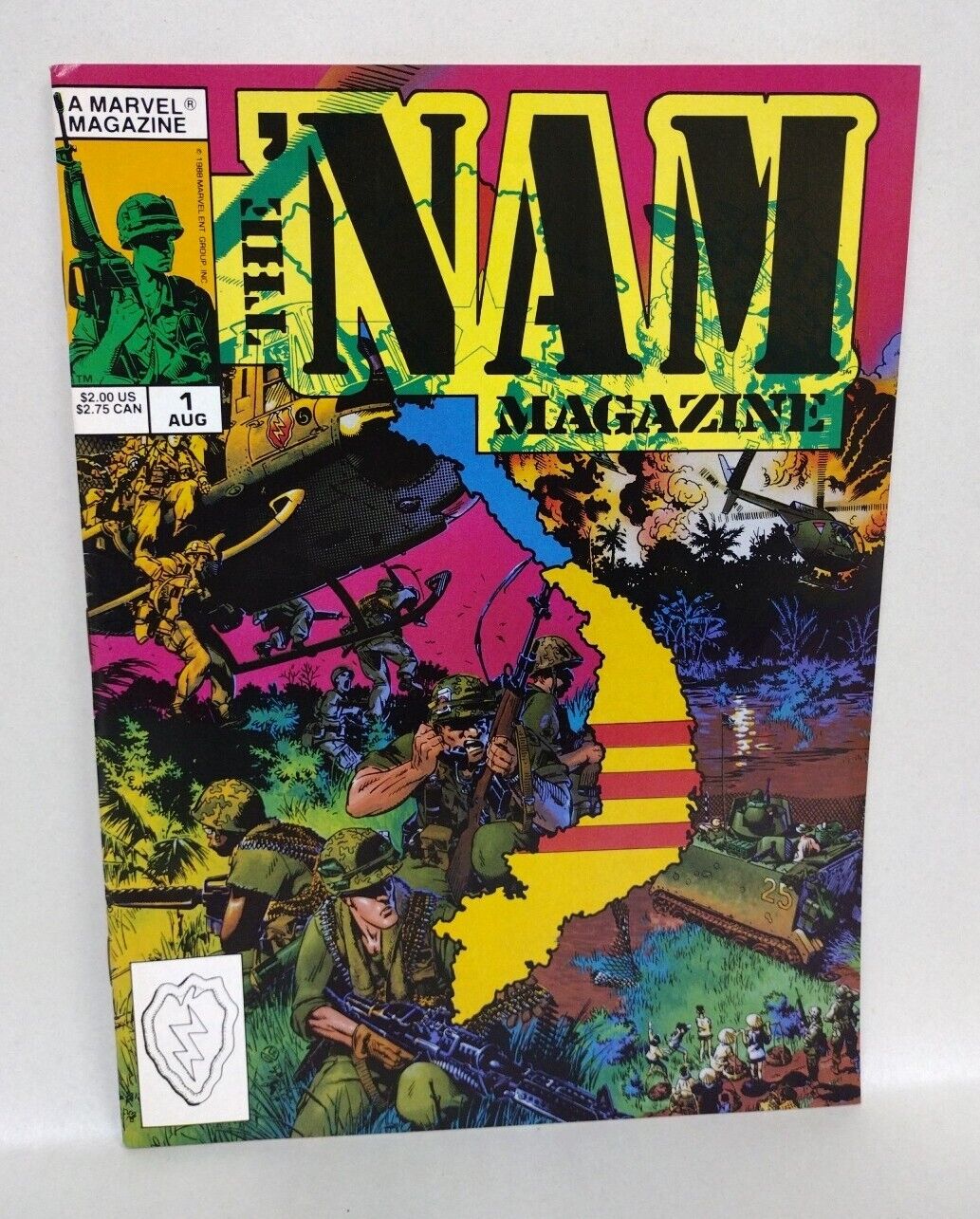 The NAM Magazine (1988) Marvel Comic Lot Set #1 2 3 4 5 6 7 Michael Golden VF