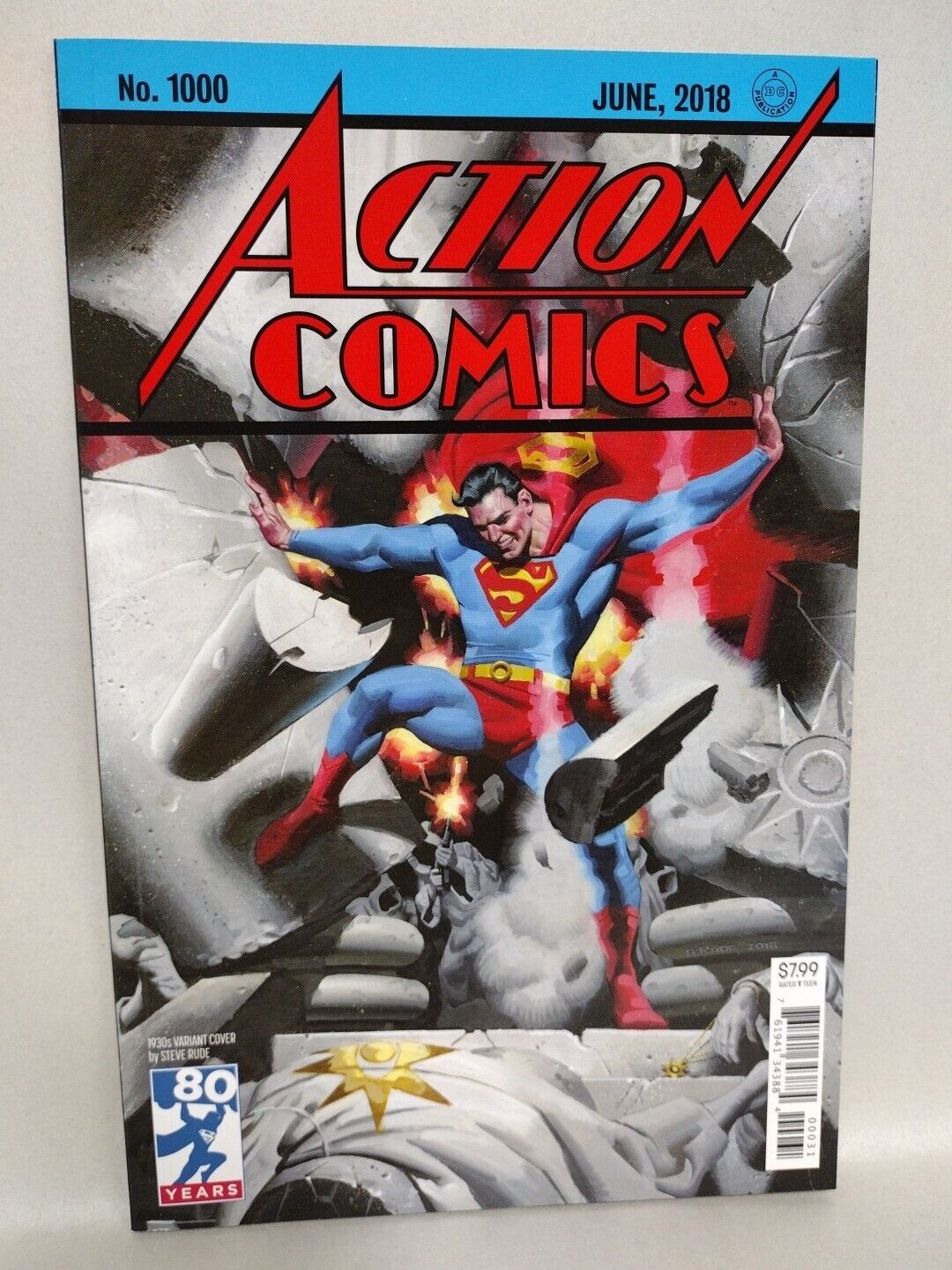 Action Comics 1000 (2018) DC Comic 30s 50s 70s 80s 90s 00s 6pc Variant Set VF-NM