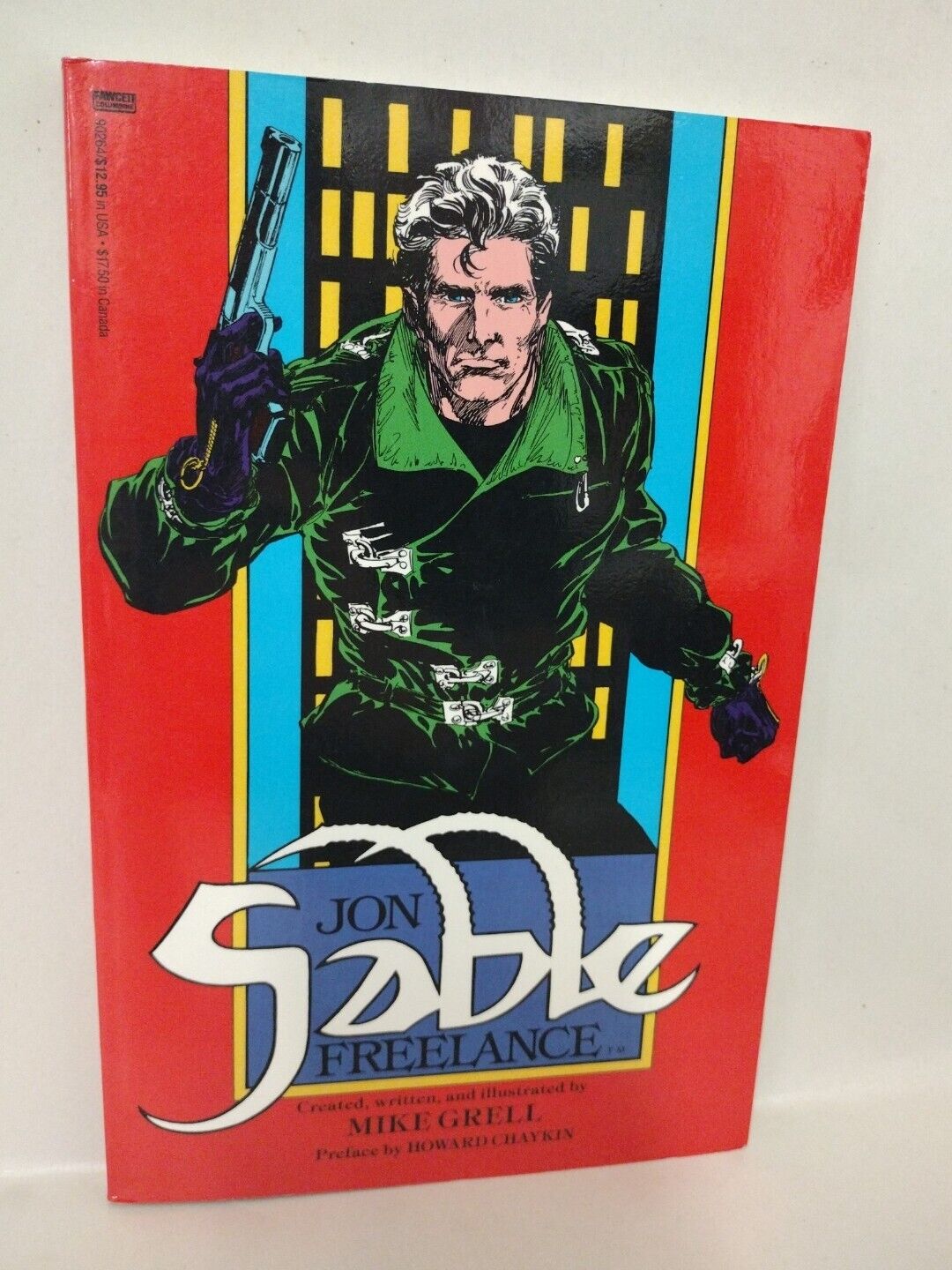 JON SABLE FREELANCE TPB (1987) MIKE GRELL FIRST COMICS 1st Print Edition 