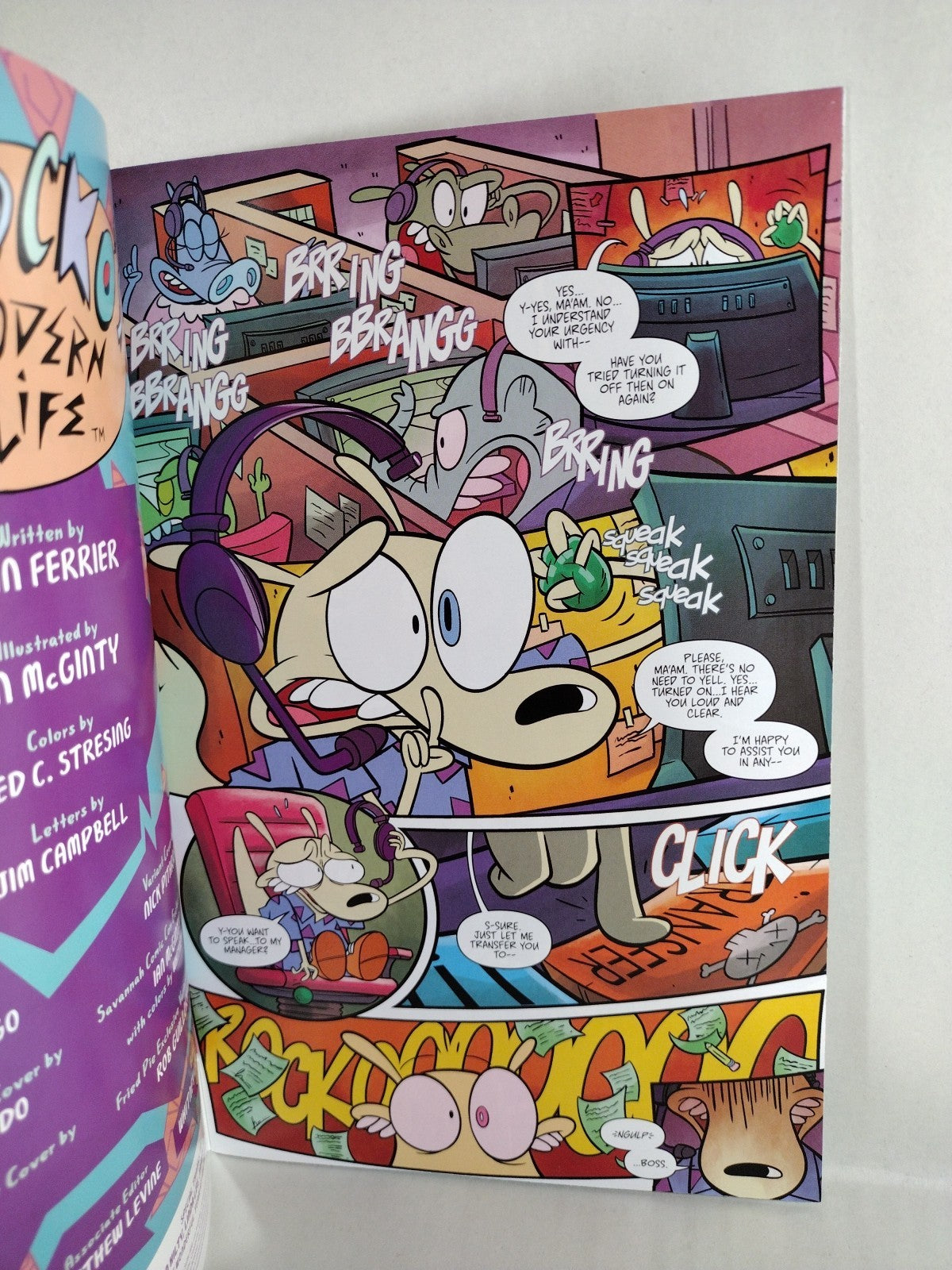 Rocko's Modern Life #1 (2017) Boom Studios Blank Sketch Variant Cover Comic NM