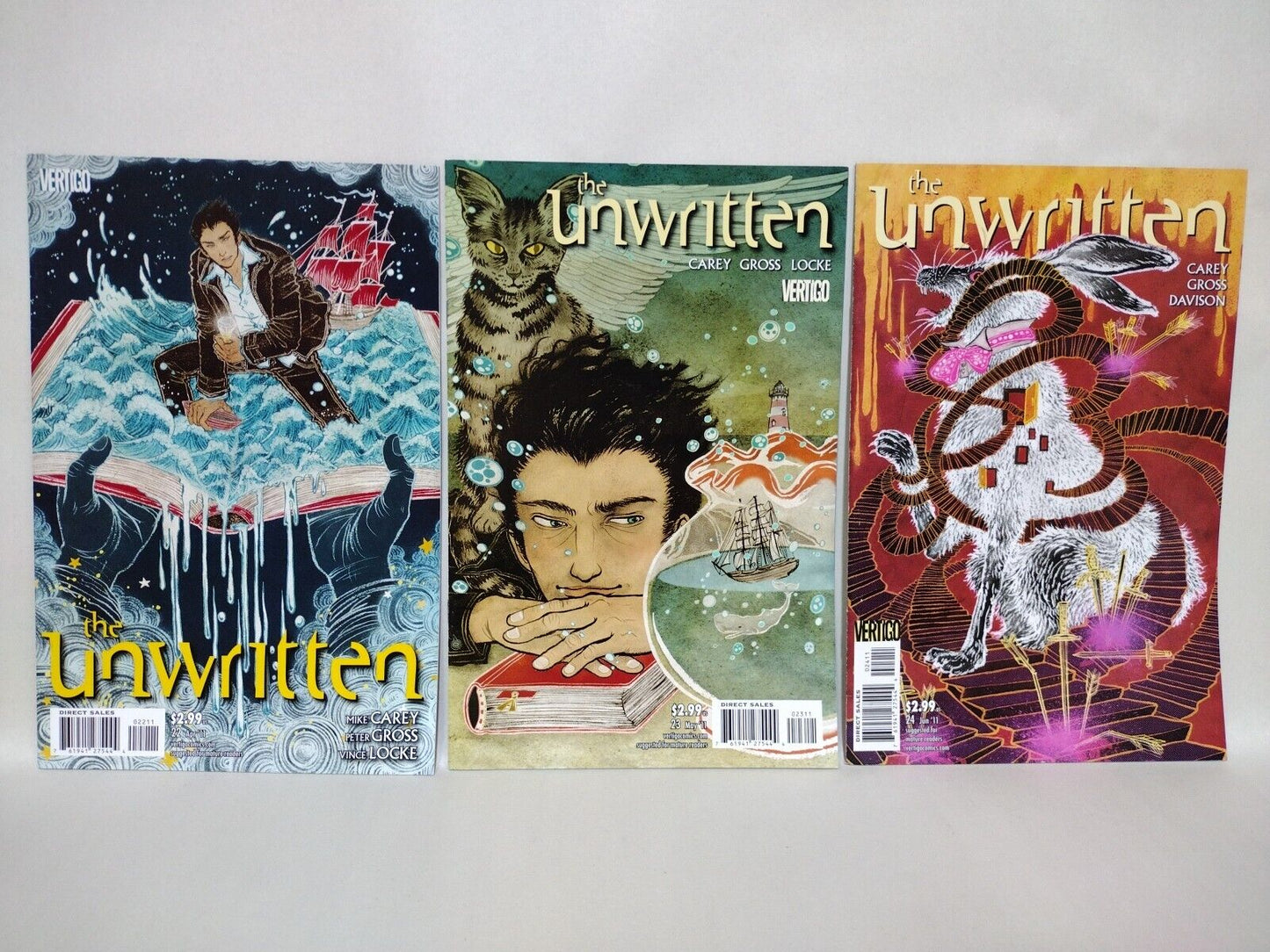 The Unwritten (2009) Vertigo Comic Lot Set #1-41 + 33.5 34.5 35.5 Mike Carey 