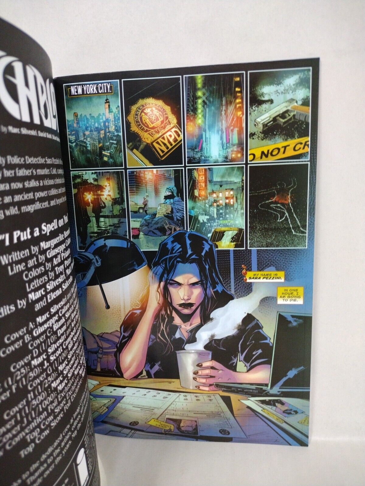 Witchblade #1 (2024) Image Comic Sketch Cover Variant W Original Dave Castr Art