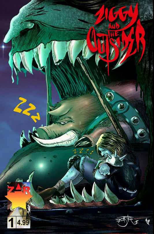 Ziggy And The Outsider #1 (2020) Zarstar Studios Horror Comic Dave Castr New NM