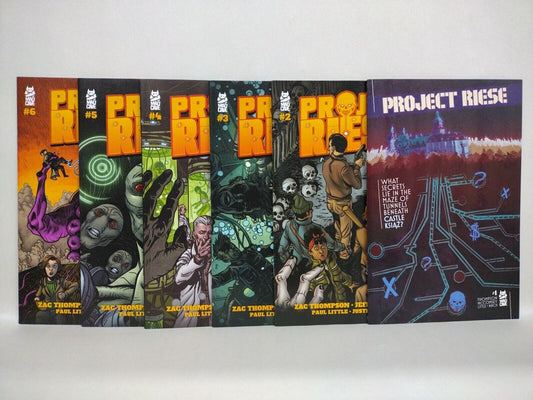 Project Riese (2022) Complete Mad Cave Comic Lot Set #1 2 3 4 5 6 Zac Thompson
