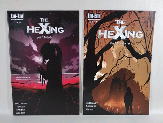 The Hexing (2018) Em Em Crowfunding Comic Lot Set #1 2 Michael McGarvey