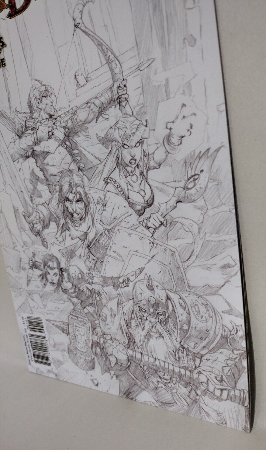 Dungeons & Dragons #1 (2010) IDW Comic Hastings Module Sketch Variant Cover NM