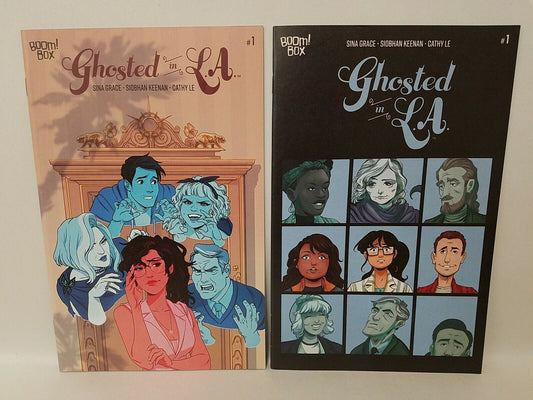 Ghosted In LA #1 (2019) Set of 2 Comics Cover A B Sina Grace Siobhan Keenan BOOM