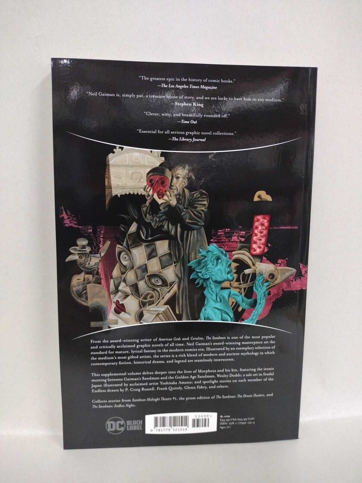 SANDMAN Book 5 (2022) DC Comics Black Label TPB SC Neal Gaiman New