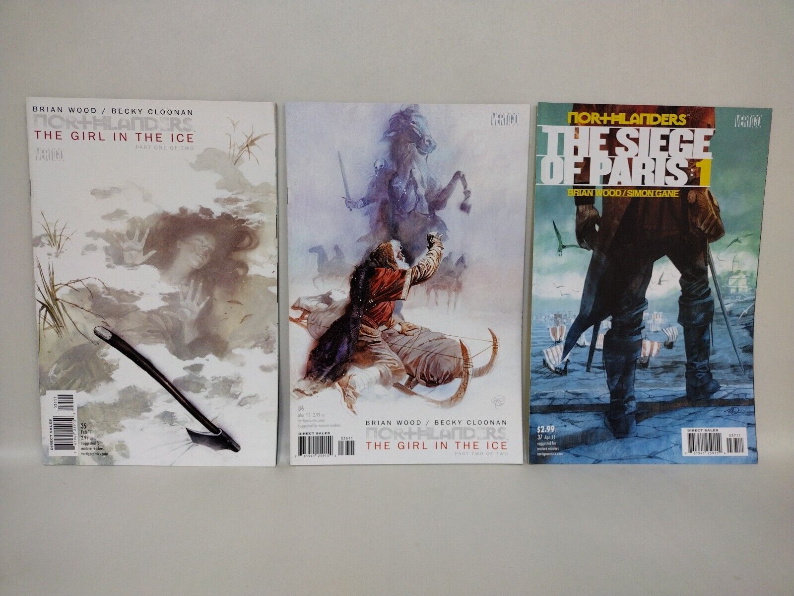 Northlanders (2009) Vertigo Viking Comic Lot Set #17-37 Brian Wood