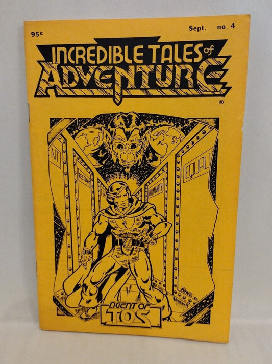 Incredible Tales Of Adventure #4 (1982) Quasar Graphics Storybook Zine FN