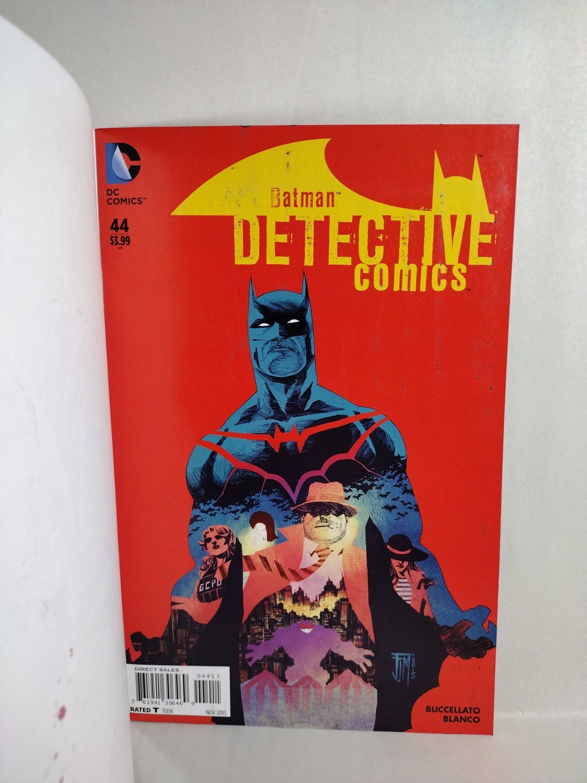Batman Detective Comics #44 (2015) DC Sketch Cover Variant W Original DCastr Art