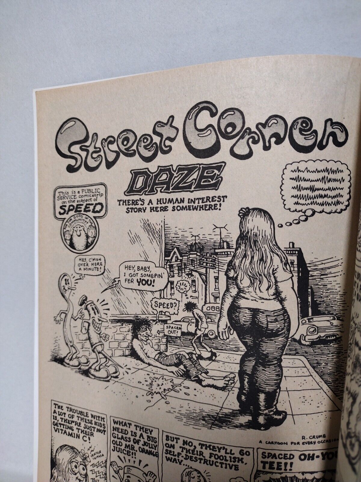 TUFF SH*T #1 (1972) Underground Comic R Crumb Robert Williams Anti-Heroin Comix