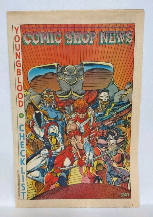 Comic Shop News 241 (1992) Image Youngblood Cyber Rad TMNT Comic Strip