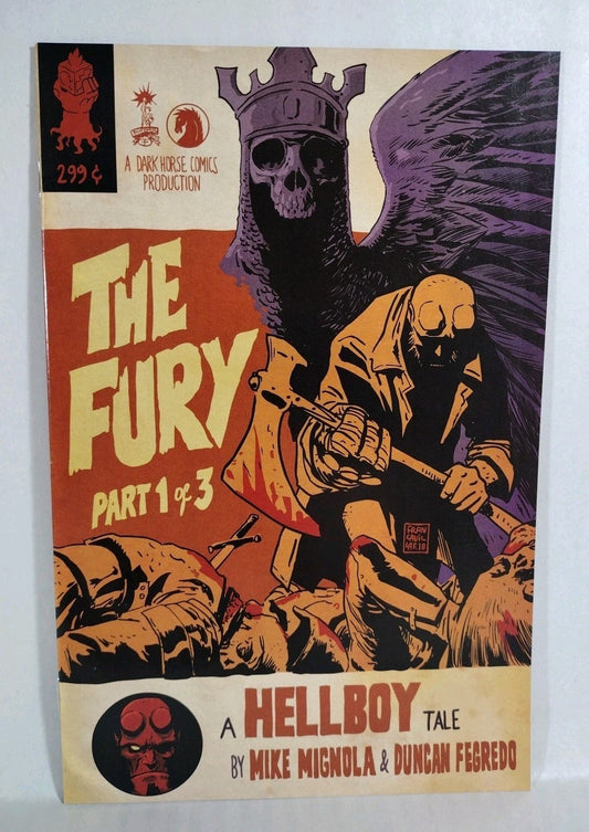 Hellboy The Fury #1 (2011) Dark Horse Comic Francesco Francavilla Variant VF-NM