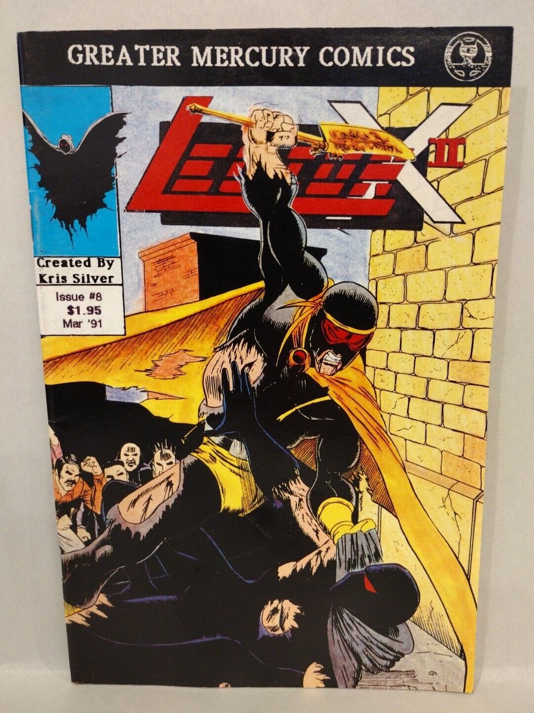 Legion X II #8 (1991) Greater Mercury Silverwolf Comic Weapon Lord Brian Pimenta