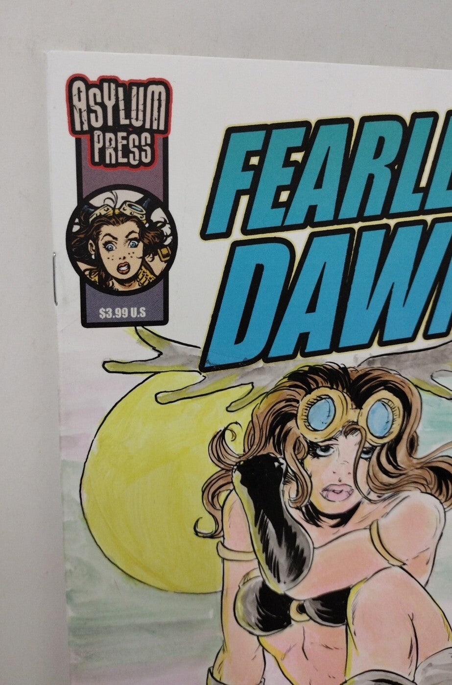 Fearless Dawn Shorts #1 (2022) Blank Cover Comic W Original DCastr Art ARG 376