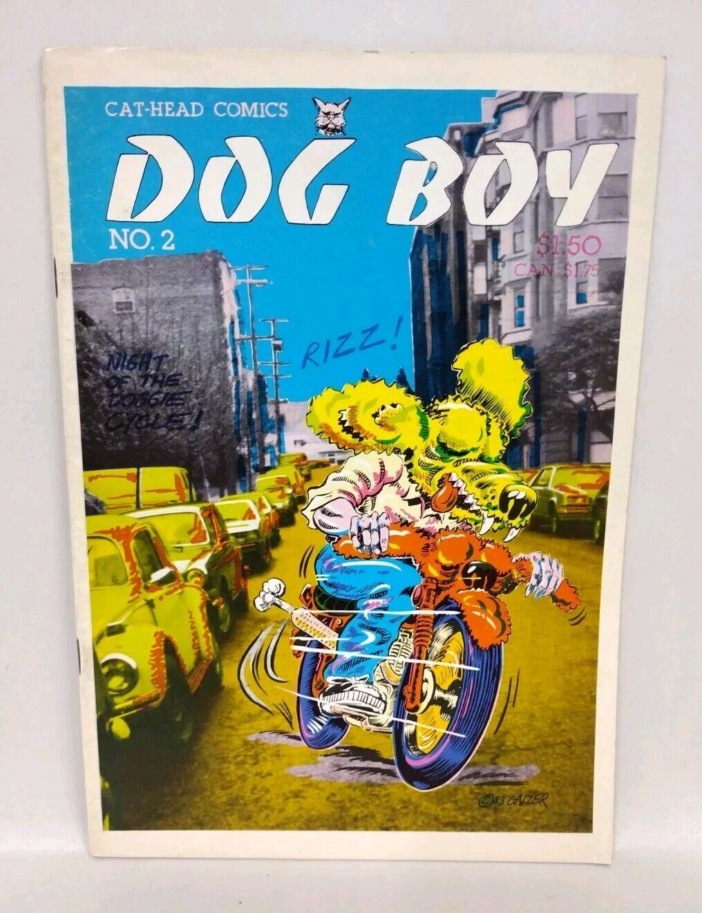 Dog Boy (1983) Cat Head Comic Lot Set #1 2 Steve Lafler Underground Comix