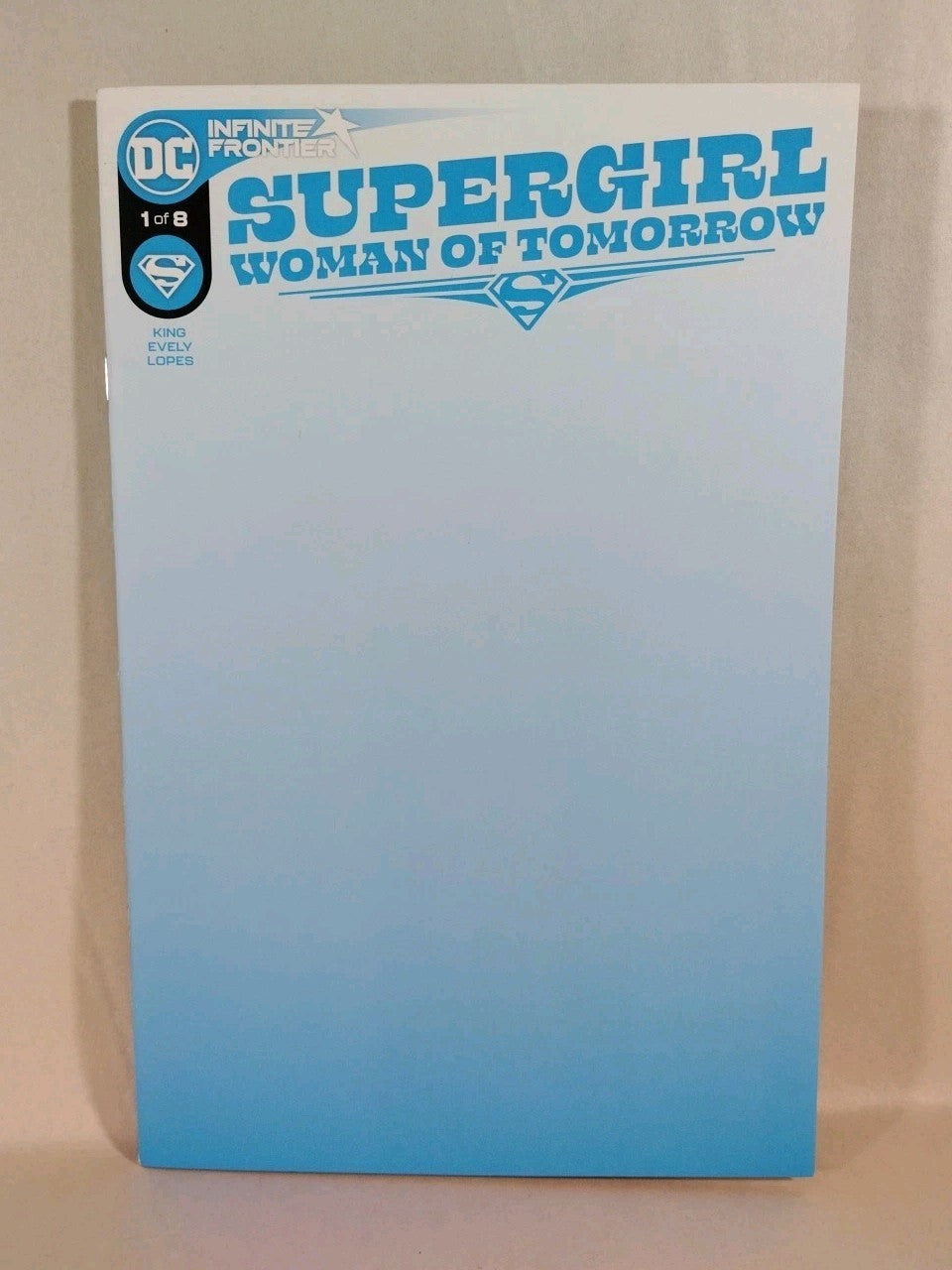 Supergirl Woman of Tomorrow #1 (2021) DC Comic Blank Variant Cover C VF-NM