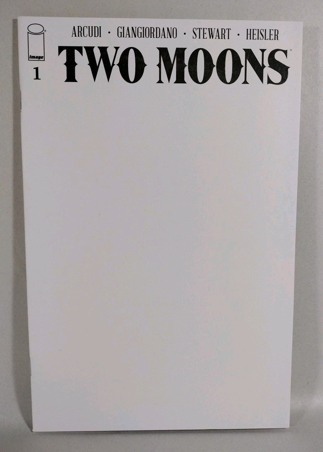 Two Moons #1 (2021) Image Comic Blank Sketch Variant Cover New NM