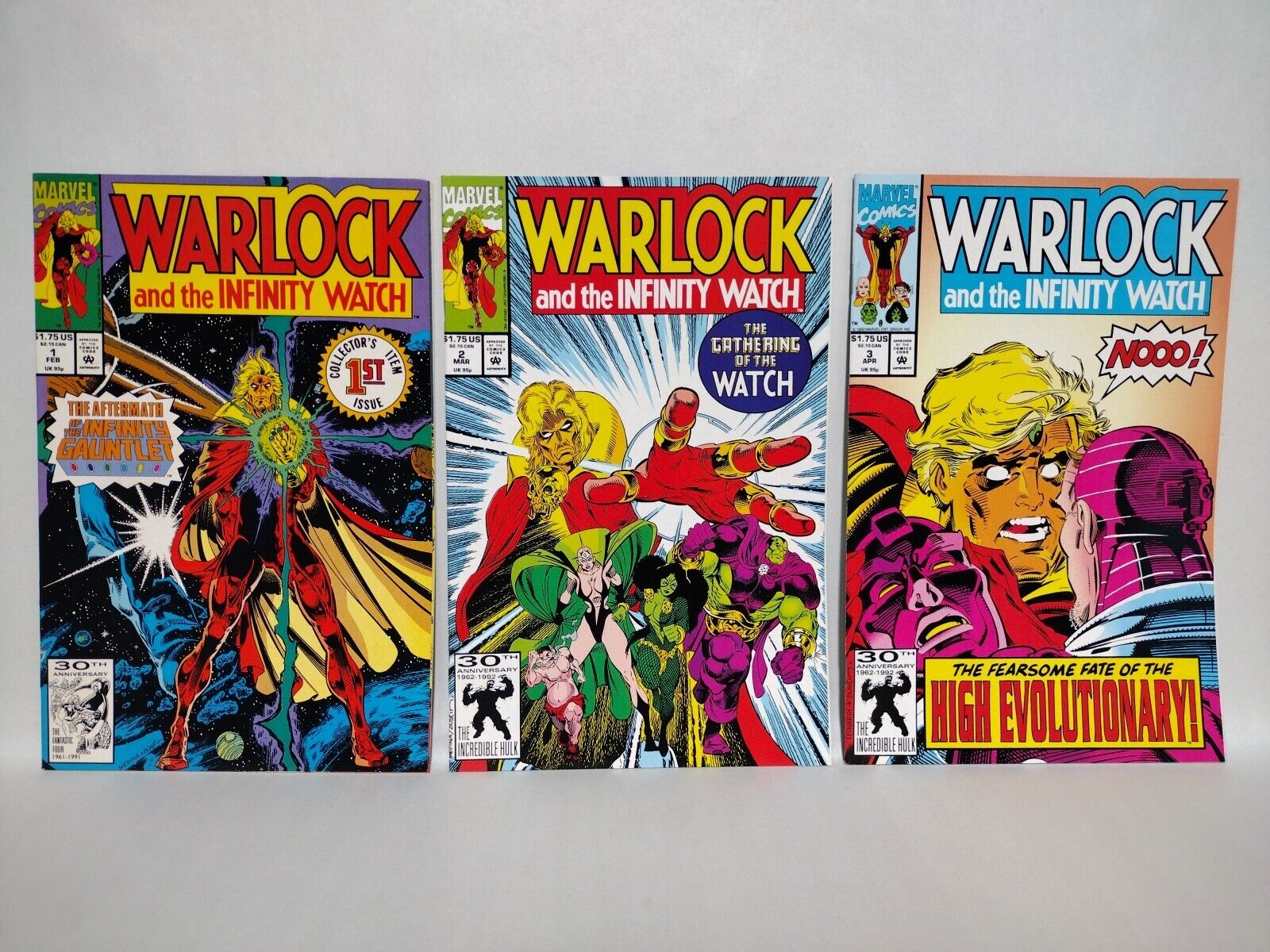 Warlock And The Infinity Watch (1992) Marvel Comic Lot #1-7 9-24 30 31 35 36 38