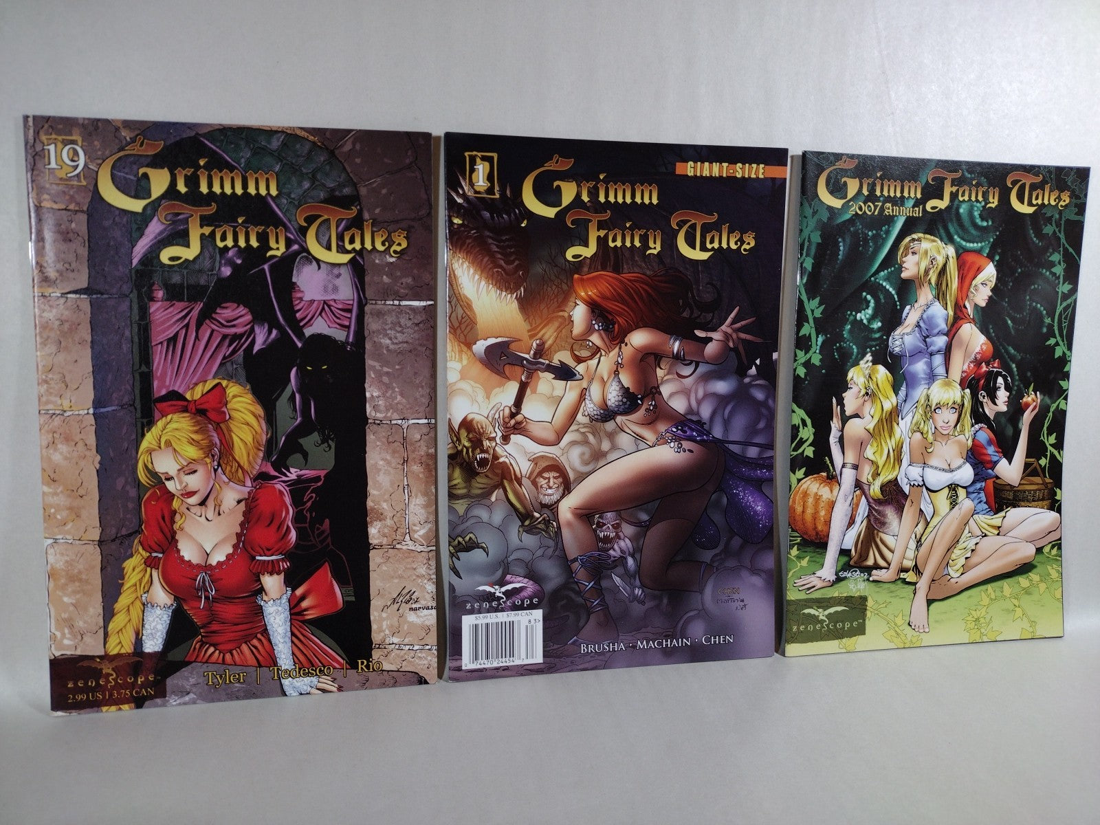 Grimm Fairy Tales 2007 Zenescope Comic Lot Set #13-43 Annual 2007 08 Giant SZ 1