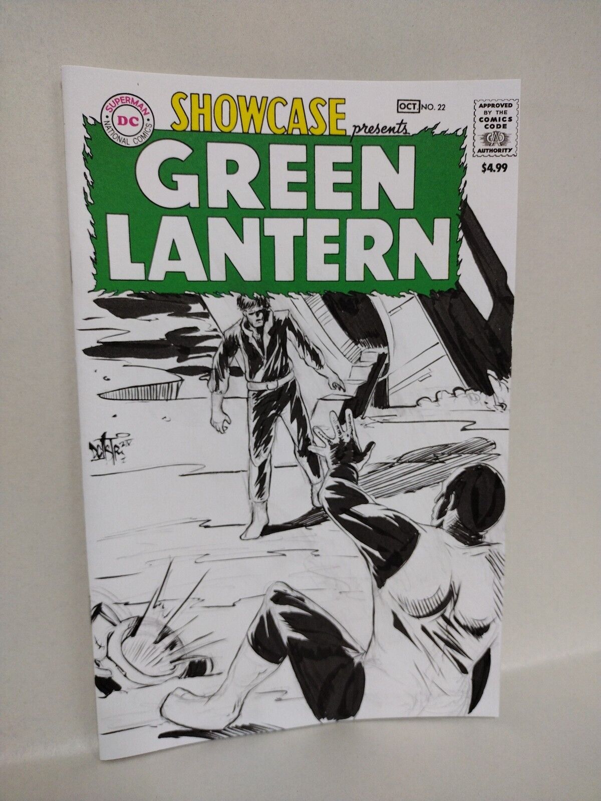 Showcase Presents Green Lantern 22 (2024) DC Comic Sketch Variant W Original Art